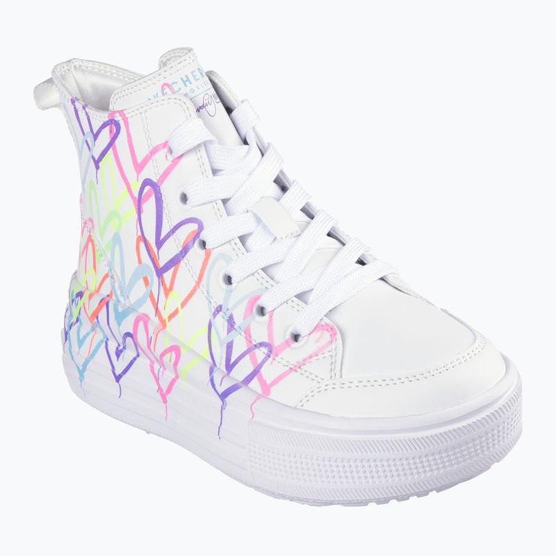 Schuhe Kinder SKECHERS Hyperlift Love Daze white/multicolor 8