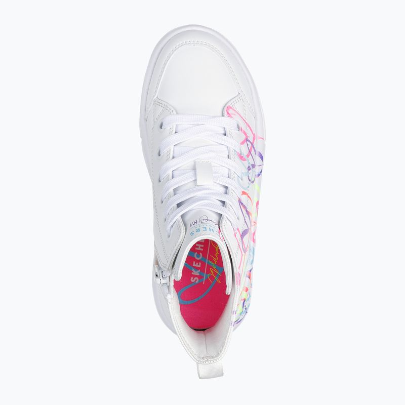 Schuhe Kinder SKECHERS Hyperlift Love Daze white/multicolor 11