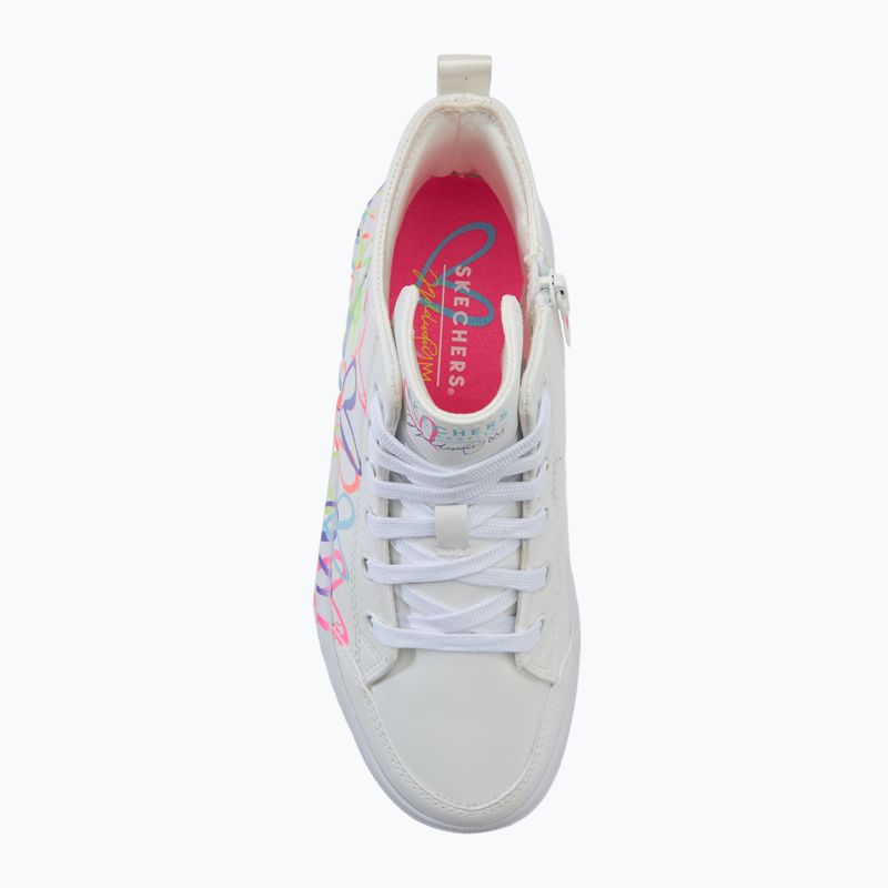 Schuhe Kinder SKECHERS Hyperlift Love Daze white/multicolor 5