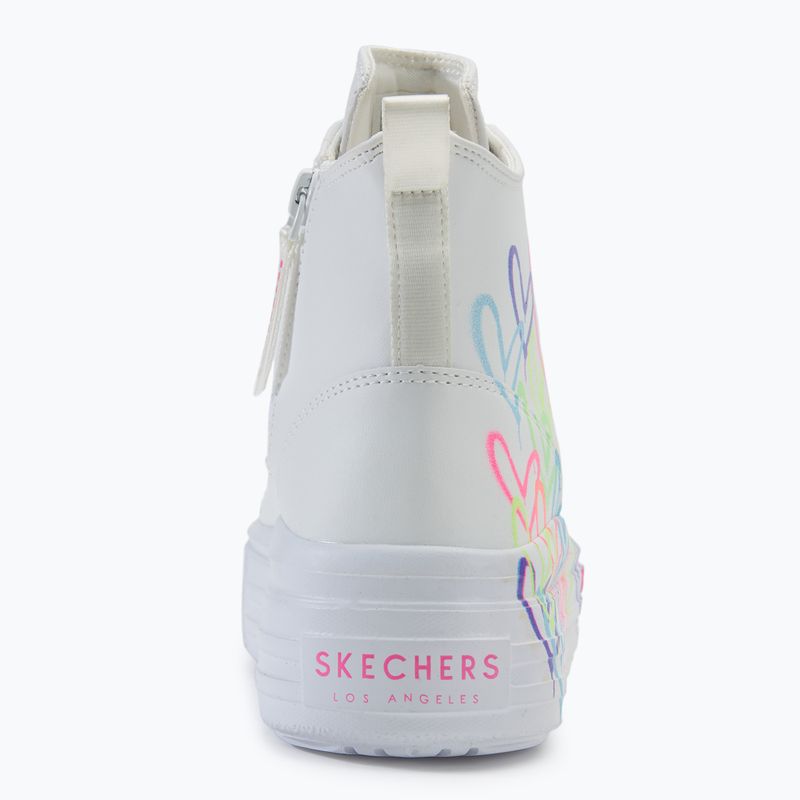 Schuhe Kinder SKECHERS Hyperlift Love Daze white/multicolor 6