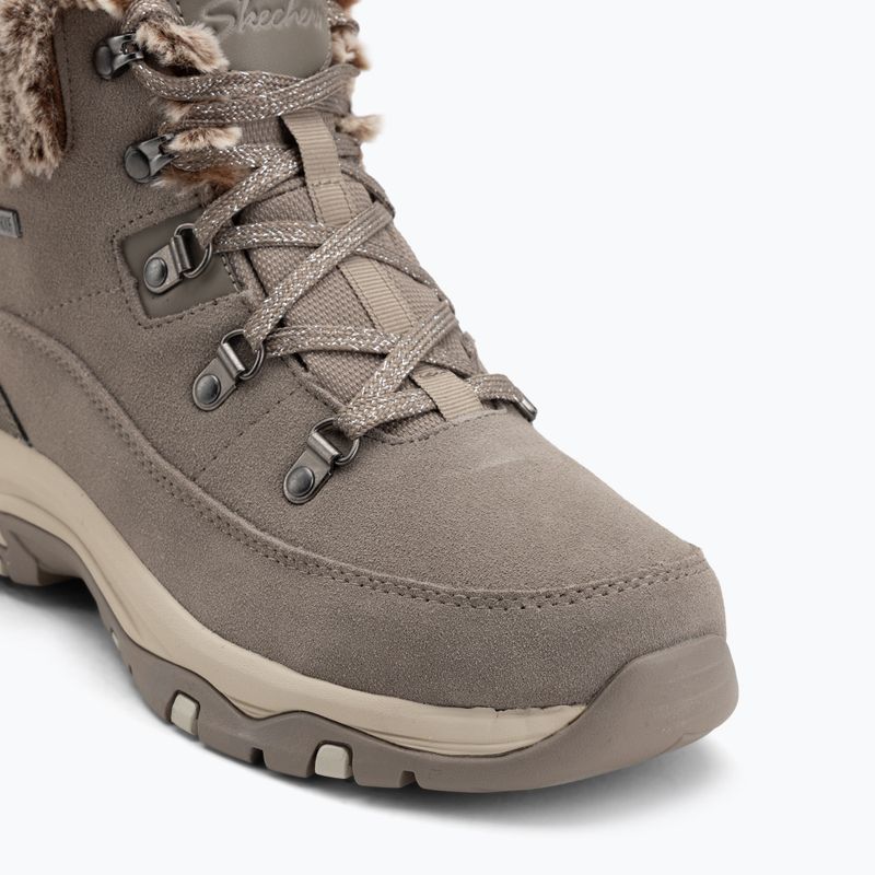 Damen Schuhe Skechers Trego Snow Worries mushroom 7