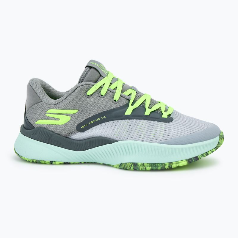Basketballschuhe Herren SKECHERS SKX Nexus charcoal/green 2