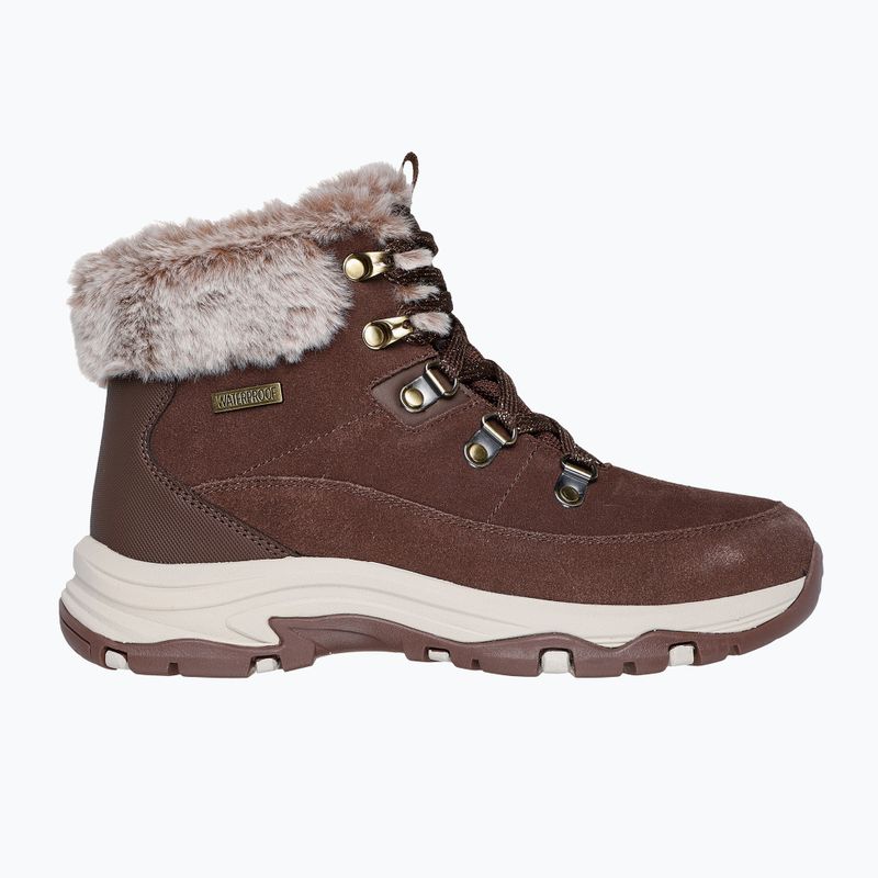 Damen Schuhe Skechers Trego Snow Worries Schokolade 9