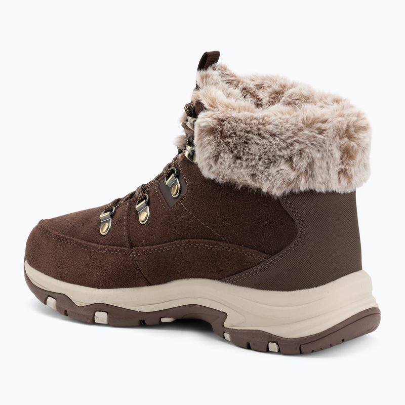 Damen Schuhe Skechers Trego Snow Worries Schokolade 3