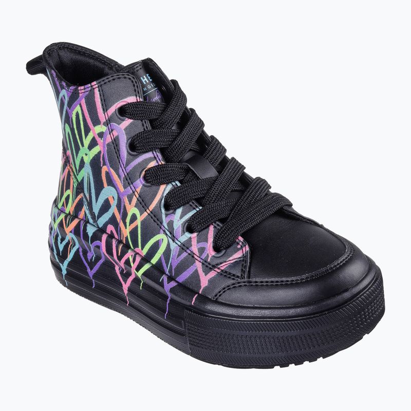 Schuhe Kinder SKECHERS Hyperlift Love Daze black/multicolor 8