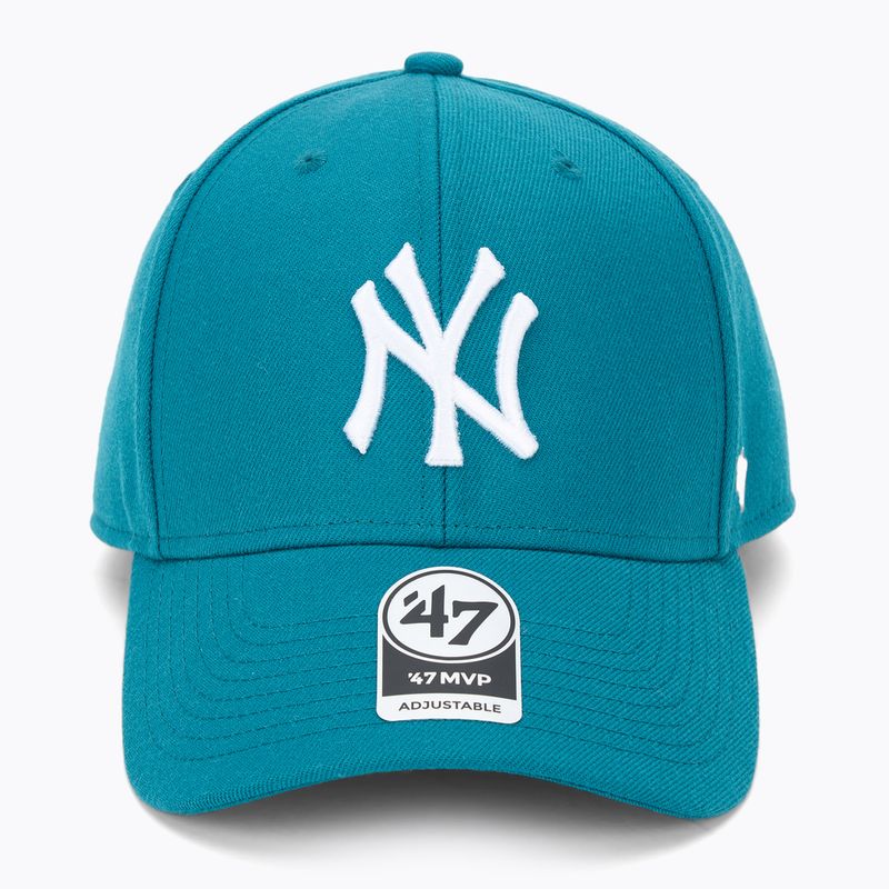 47 Marke MLB New York Yankees MVP dunkel teal Baseballmütze 2