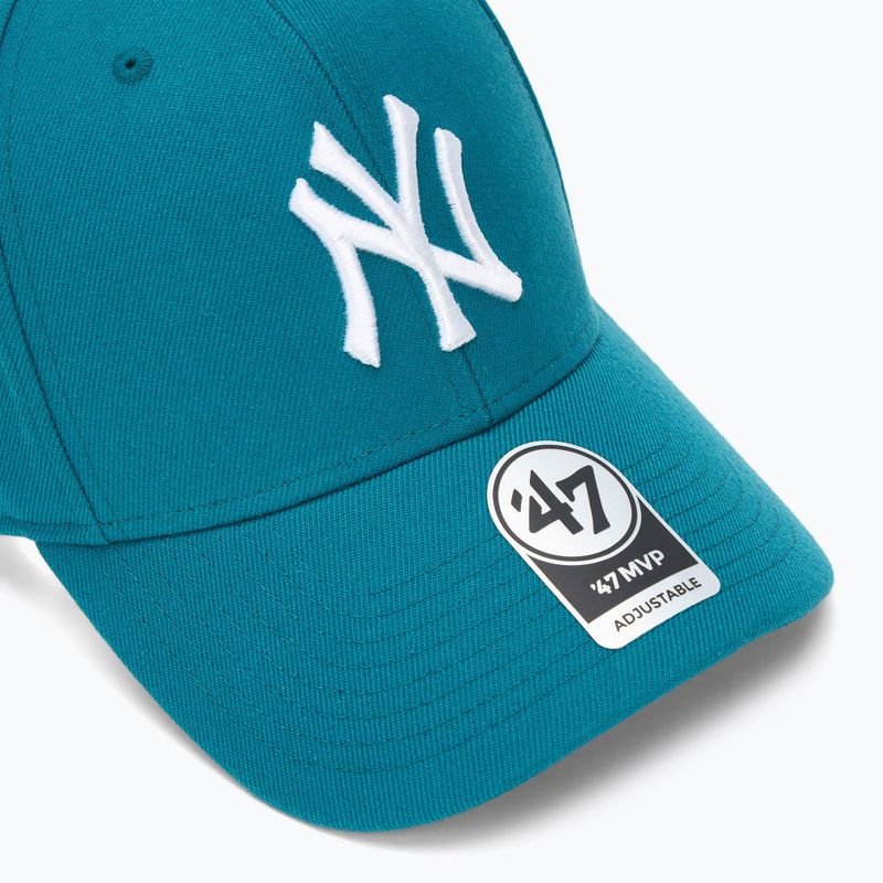 47 Marke MLB New York Yankees MVP dunkel teal Baseballmütze 3