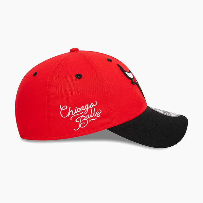 Mütze Basecap New Era Side Patch 940 Bulls red 3