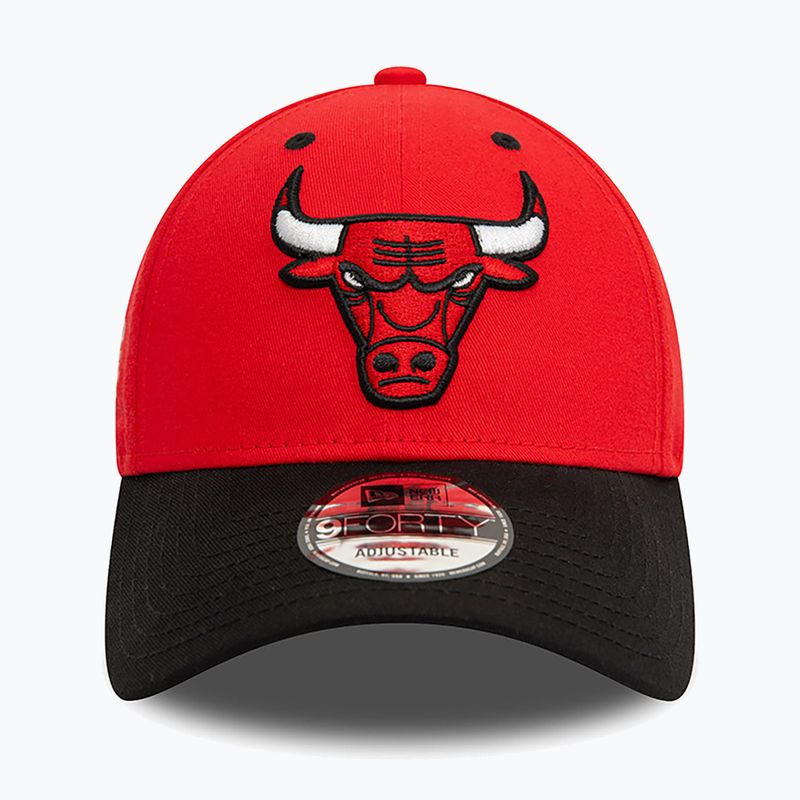 Mütze Basecap New Era Side Patch 940 Bulls red 4