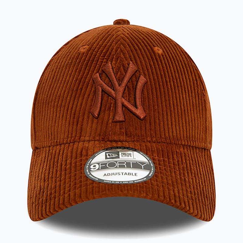 Mütze Basecap New Era Cord 940 Nyy med brown 2