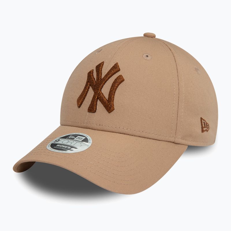 Basecap Damen New Era Metallic 9FORTY New York Yankees beige 2