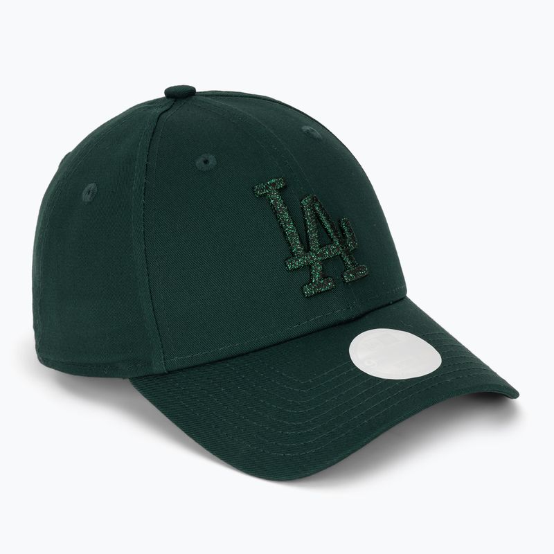 Basecap Damen New Era Metallic 9FORTY Los Angeles Dodgers dark green