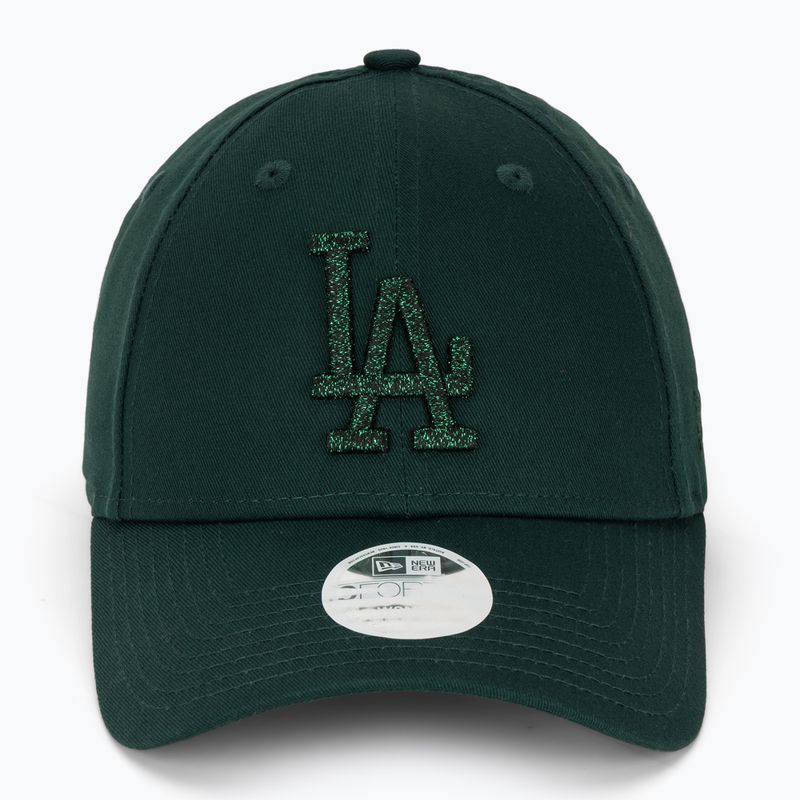 Basecap Damen New Era Metallic 9FORTY Los Angeles Dodgers dark green 2