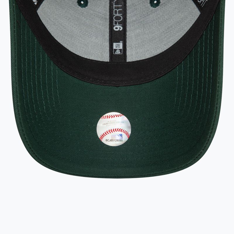 Basecap Damen New Era Metallic 9FORTY Los Angeles Dodgers dark green 5