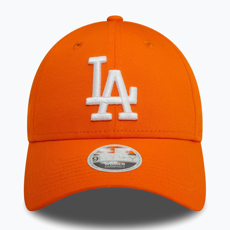 Basecap Damen New Era League Essential 9FORTY Los Angeles Dodgers orange 3