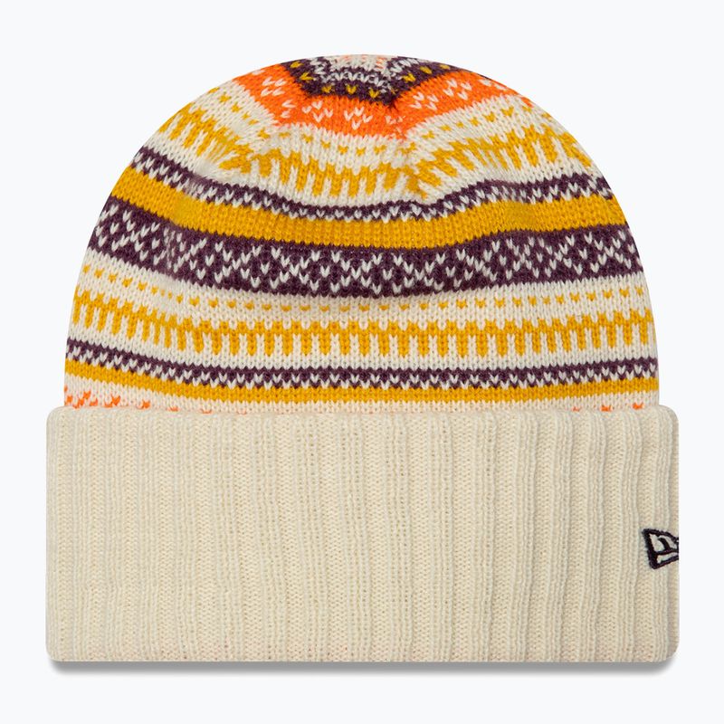 Wintermütze Damen New Era Rail Isle Cuff Knit Beanie light beige