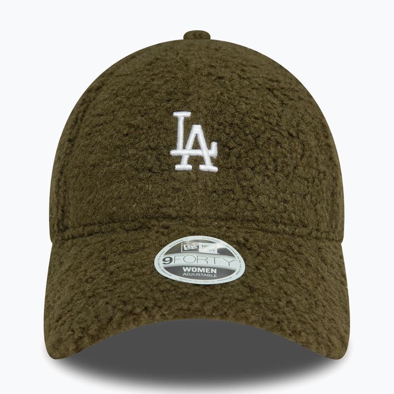 Basecap Damen New Era Borg 9FORTY Los Angeles Dodgers dark green 3