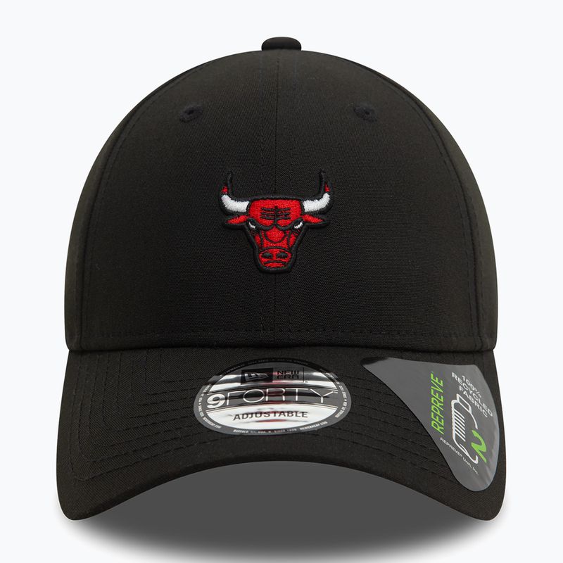 Basecap New Era Repreve Mini Logo 9FORTY Chicago Bulls black 3