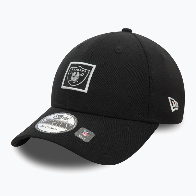 Basecap New Era Metallic Patch 9FORTY Las Vegas Raiders black 2