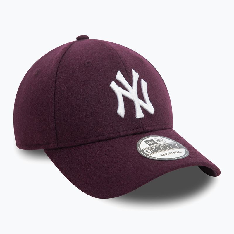 Basecap New Era Melton Wool 9FORTY New York Yankees purple