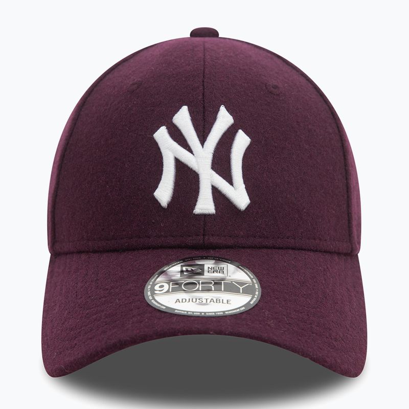 Basecap New Era Melton Wool 9FORTY New York Yankees purple 3
