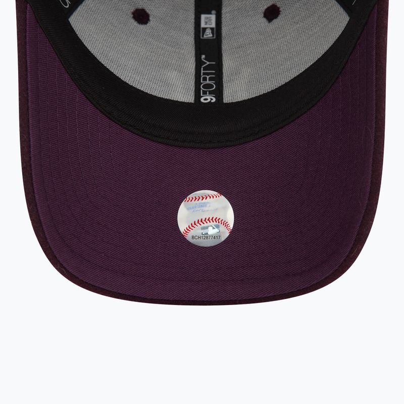 Basecap New Era Melton Wool 9FORTY New York Yankees purple 5