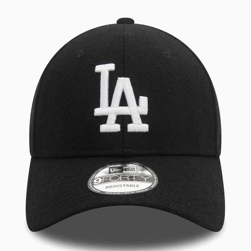 Basecap New Era Melton Wool 9FORTY Los Angeles Dodgers black 3