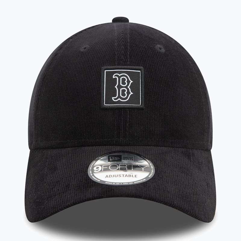 Basecap New Era Cord Patch 9FORTY Boston Red Sox black 3