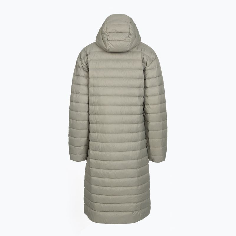 Damen-Winterjacke Patagonia Recycled Down Sweater Parka river rock green 2