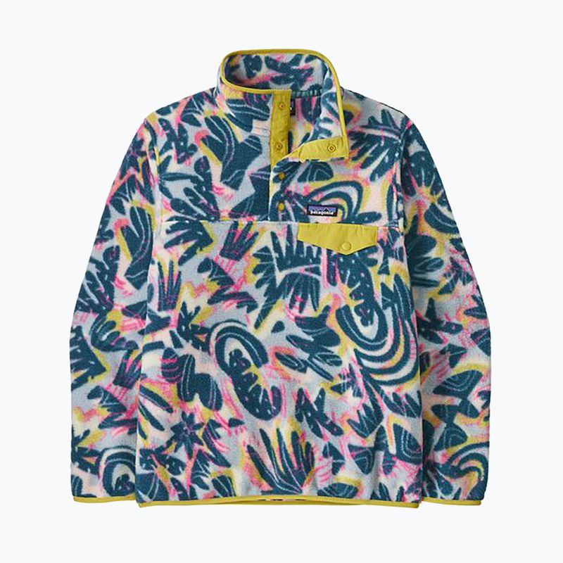 Patagonia Damen-Trekking-Sweatshirt LW Synch Snap-T P/O wild botanist/tidal teal 4