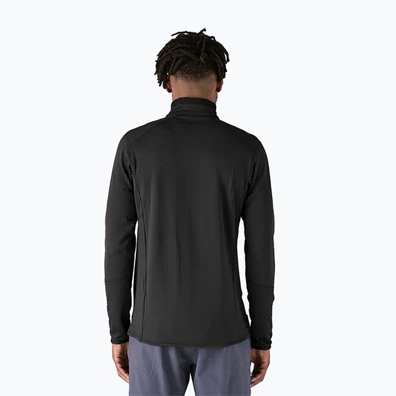 Herren Patagonia R1 Hybrid Fleece-Sweatshirt schwarz 2