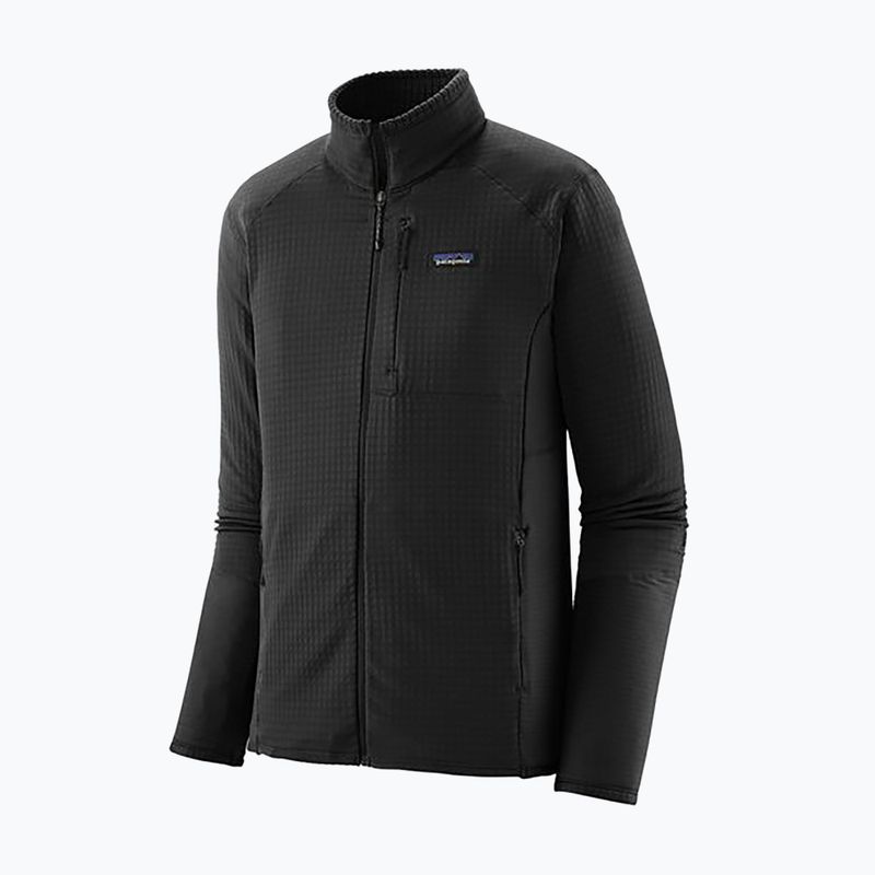Herren Patagonia R1 Hybrid Fleece-Sweatshirt schwarz 3