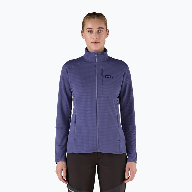Damen Softshelljacke Patagonia R1 Hybrid Sonnenwende lila