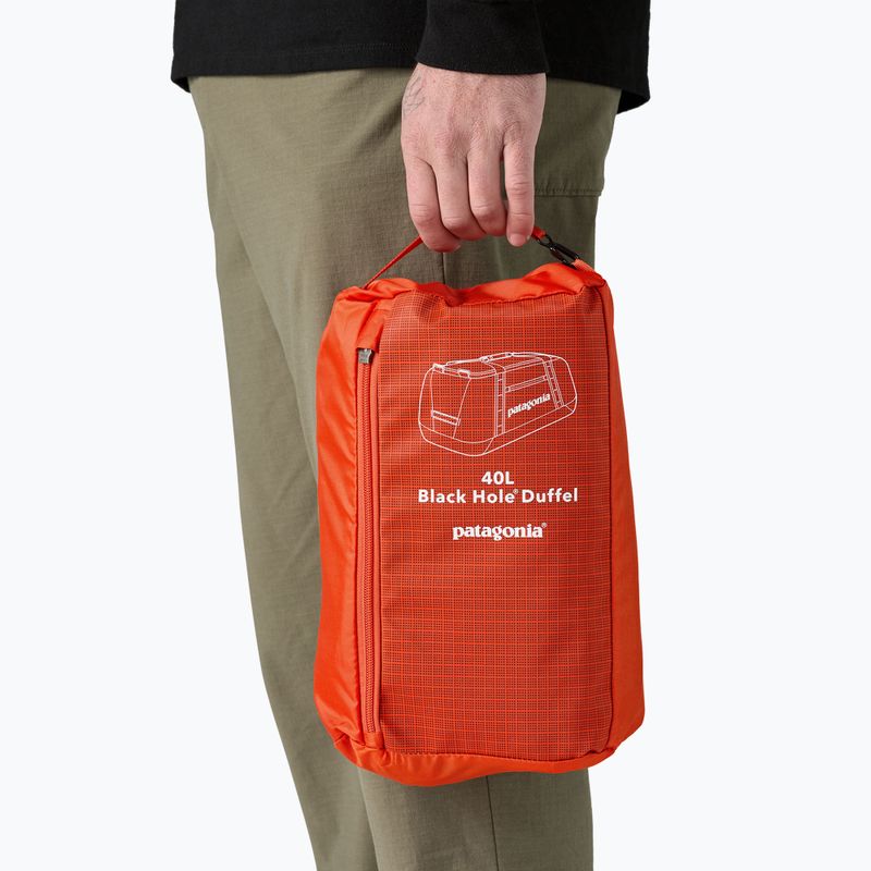 Patagonia Black Hole Duffel Reisetasche 40 l Pollinator Orange 4