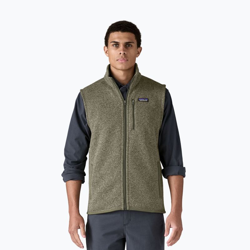 Herrenweste Patagonia Better Sweater river rock green