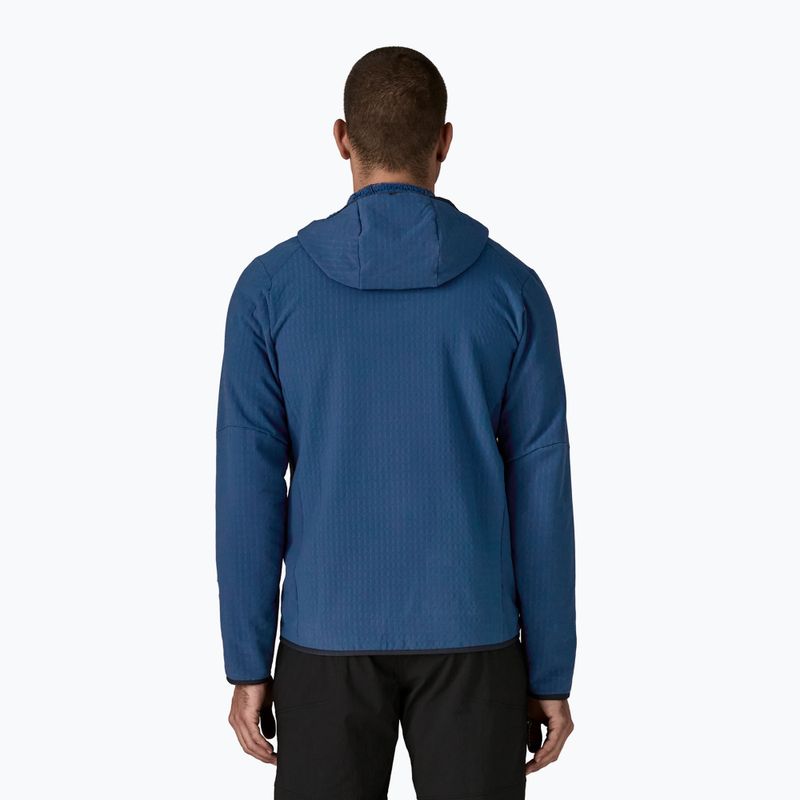Herren Patagonia R2 TechFace Hoody Softshell Jacke clement blau 3
