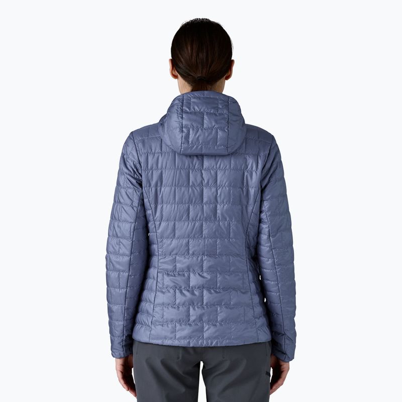 Damen Patagonia Nano Puff Hoody aktuelle blaue Daunenjacke 3