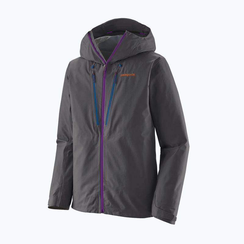 Patagonia Männer Triolet forge grau w / p6 blau regen Jacke 4