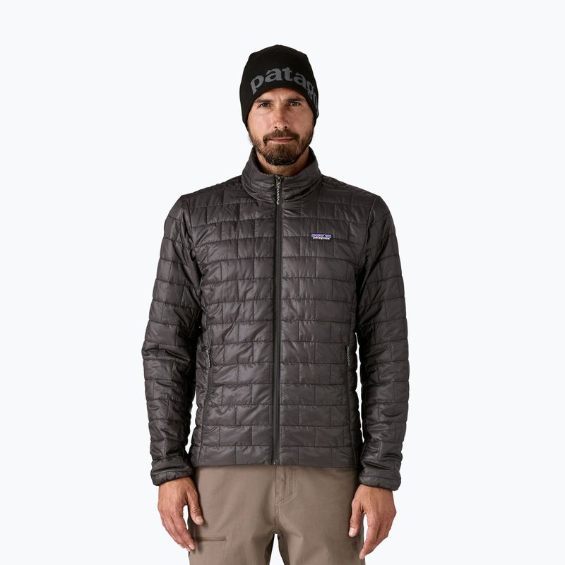 Herren Patagonia Nano Puff isolierte Jacke schwarz