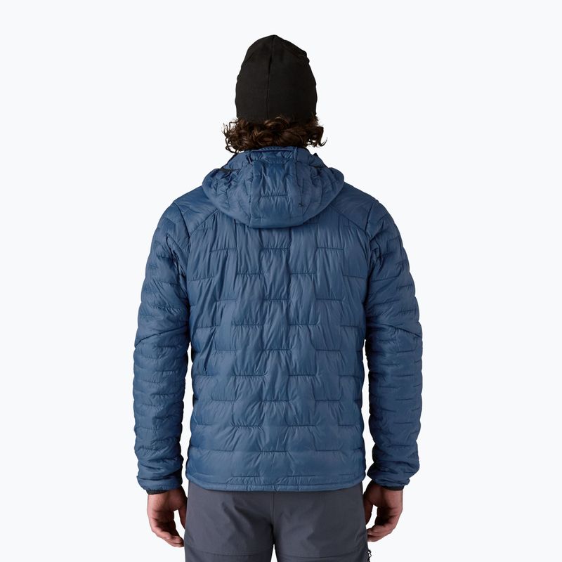 Herren Patagonia Micro Puff Hoody Daunenjacke clement blau 2