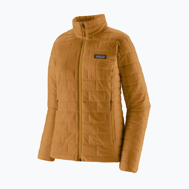 Isolierte Damenjacke Patagonia Nano Puff smolder talon gold