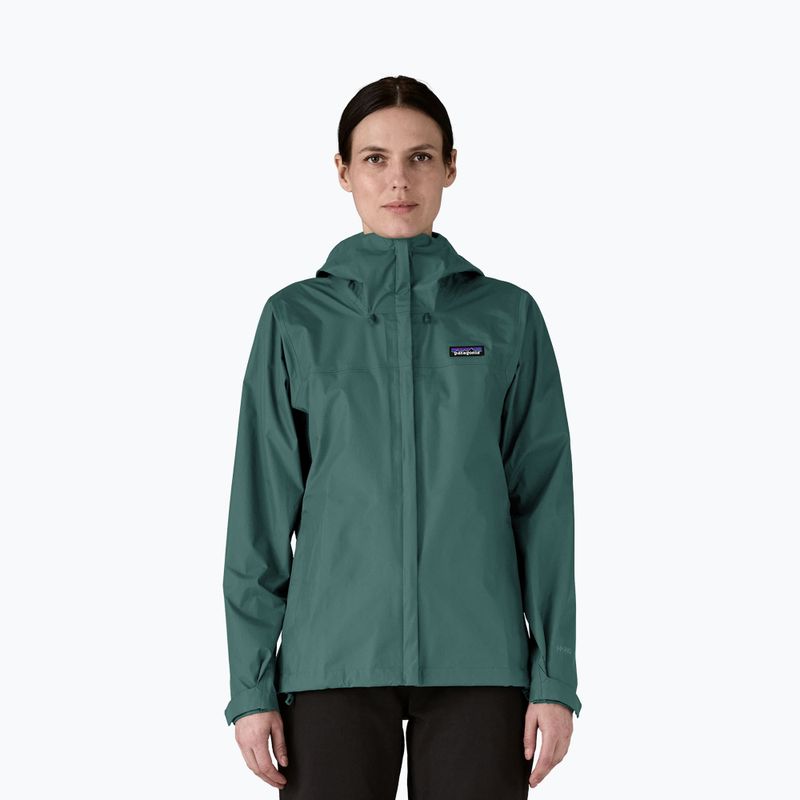 Patagonia Damen Torrentshell 3L Regenjacke cascade grün