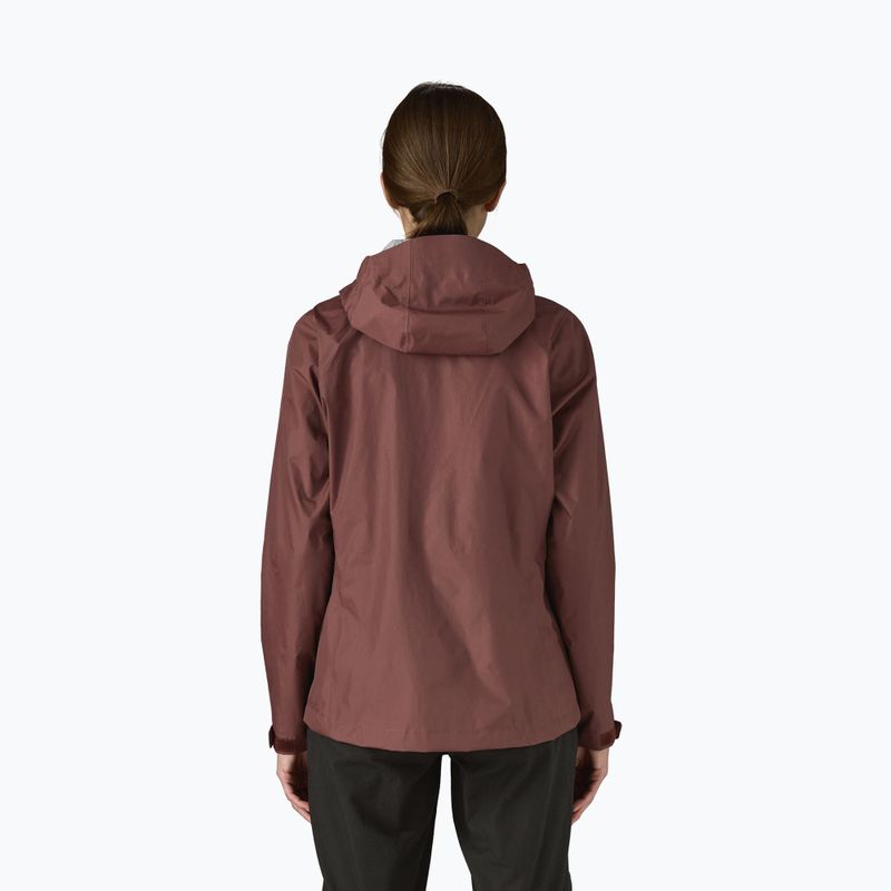 Patagonia Torrentshell 3L Regenjacke für Frauen, dunkles Rubinrot 2