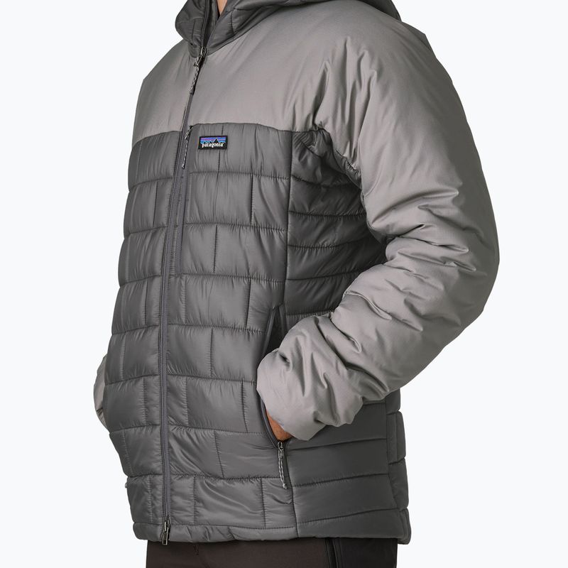 Herren Patagonia Hi-Loft Nano Puff Hoody forge grau 4