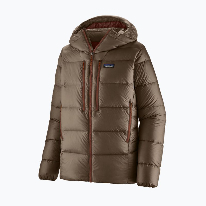 Herren Patagonia Fitz Roy Down Hoody Jacke marlow braun