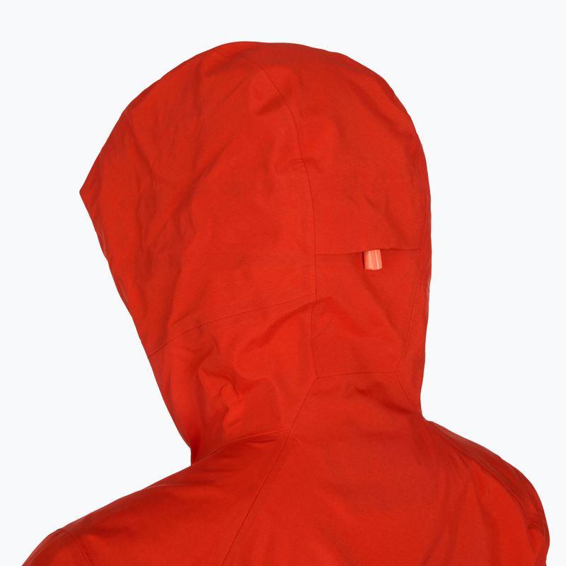 Patagonia Pluma Pro Frauen sizzle rot regen Jacke 4