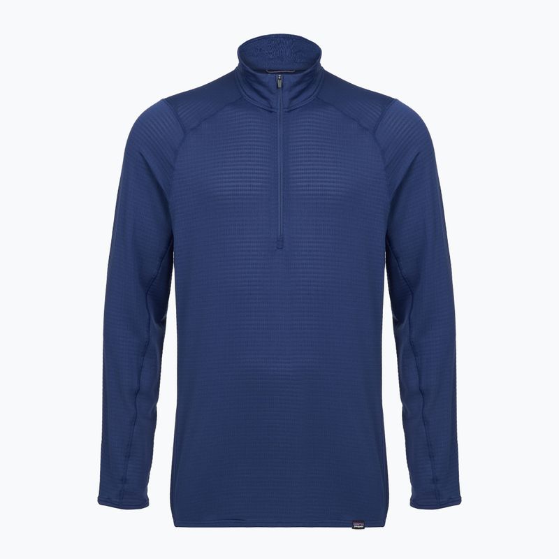 Herren Patagonia Cap Thermal Gewicht Zip Neck Sweatshirt clement blau 3