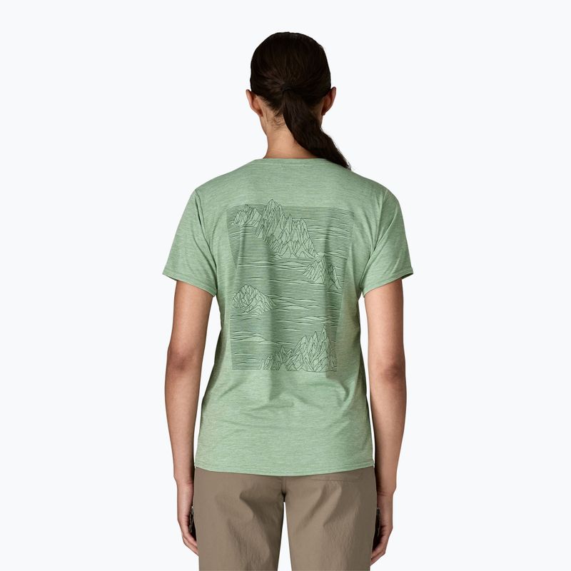 Damen Patagonia Cap Cool Daily Grafik Shirt strataspire / ellwood grün x-dye 3