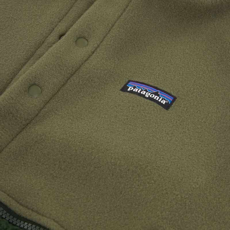 Herren Patagonia Retro Pile 1 / 2 Snap P / O alten Wachstum grün Trekking Sweatshirt 3