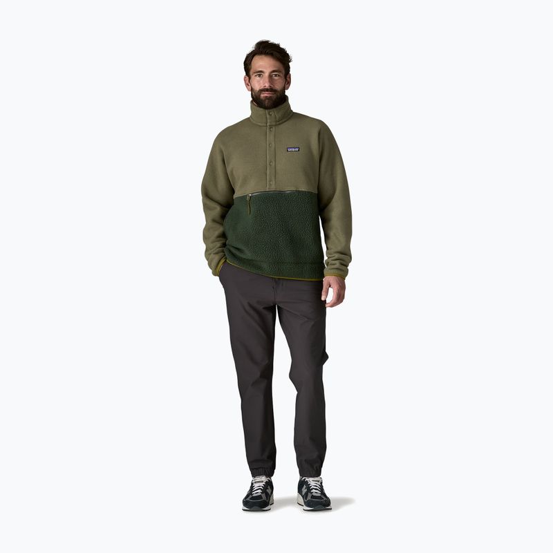 Herren Patagonia Retro Pile 1 / 2 Snap P / O alten Wachstum grün Trekking Sweatshirt 2